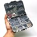 SUPERTHEO Fishing Accessories Kit with Hooks, Bass Casting, Sinkers, Swivels, Snaps, Sinker Slides, Line Beads, Fishing Set with Tackle Box Lanyard