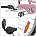 Barbella Adult Tricycle, 24-Inch Single and 7 Speed Three-Wheeled Cruise Bike with Large Size Basket for Recreation, Shopping, Exercise Men’s Women’s Bike (7 Speed Light Pink)thumb 4