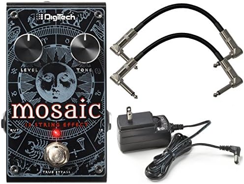 Digitech MOSAIC 12 String Effect Pedal w/ Power Supply and 2 Patch Cables
