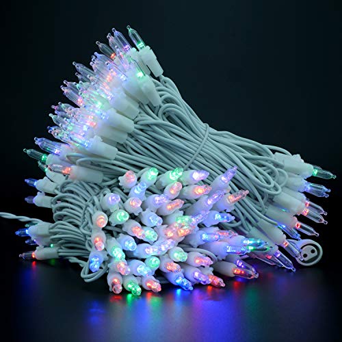 YULETIME 66 Feet 200 Count Color Changing LED String Lights with 10