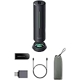 Insta360 Wave AI Conference Speakerphone with Bluetooth, Noise-Canceling Mics, Beamforming, Zoom Certified, AI Transcription