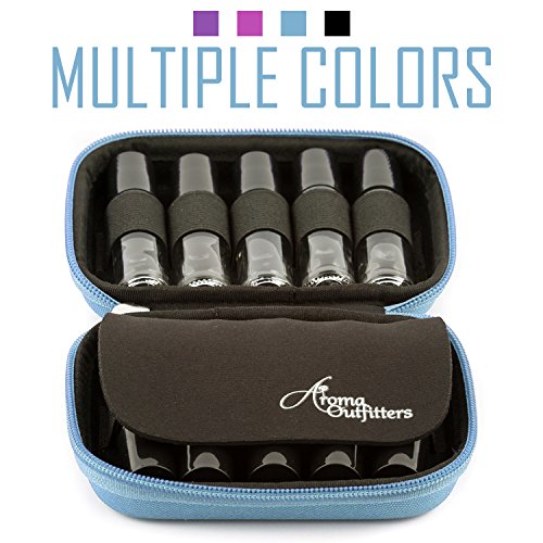 Essential Oil Carrying Case â€“ Premium Protection for Roller Bottles â€“ Hard Shell Case Protects up to 10 bottles - Perfect for Travel