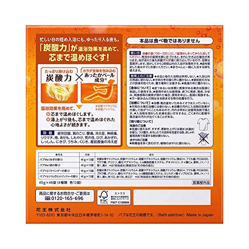 Japanese Hot Spring Carbonated Bath Powders Assortment Pack (48 Packets