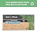 ECOFELLA Natural Bamboo Tooth Brush Set | for Every Set WE Plant 8 Trees | Charcoal Bristles for Teeth Whitening | 8X BPA Free & Soft for Sensitive Gums | for Adults & Kids | Incl. Zero Waste Ebook