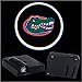 2pcs Universal Wireless Car Projection LED Projector Door Shadow Light Welcome Light Emblem Logo Lamps Kit for Florida Gators