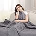 BUZIO Weighted Blanket 20 lbs for Adults, Bed Blankets with Oeko-TEX Standard Cotton Fabric and Premium Glass Beads, 60