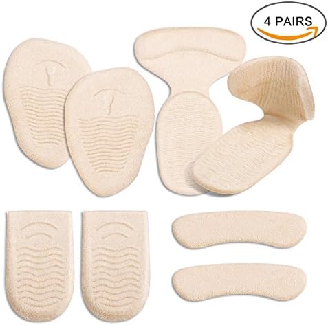 High Heel Pads Heel Liner Back Heel Cushion Inserts Snugs for Women Prevent Blisters Relax Pain