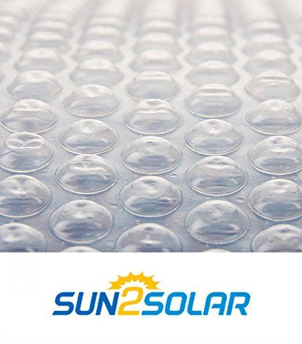 image for Sun2Solar 20-Foot-by-40-Foot Rectangle Clear Solar Cover and Easy Gear