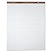 TOPS Easel Pad, 3-hole punched, white, 15 lb, 1