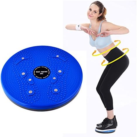 Waist Twisting Disc,Yanun Ankle Body Aerobic Exercise Figure Trimmer Magnet Balance Rotating Board - Blue