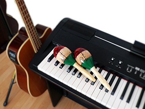 5 MARACAS+LARGE+REAL+RUMBA+SHAKERS