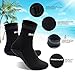 IREENUO Diving Socks 3mm Neoprene Beach Water Socks Youth for Men Women Boys Girls Kids Water Sports Paddle Boarding Kiteboarding Wakeboarding Kayaking (Black, L)