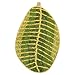Non-slip Green Leaf Floor Mat Soft Warm Carpet Shaggy Area Rug Kitchen Bathroom Doormat Coffee Table Side Mat Fresh Design Floor Ornament Pet Sleeping Cushion 40×60cm