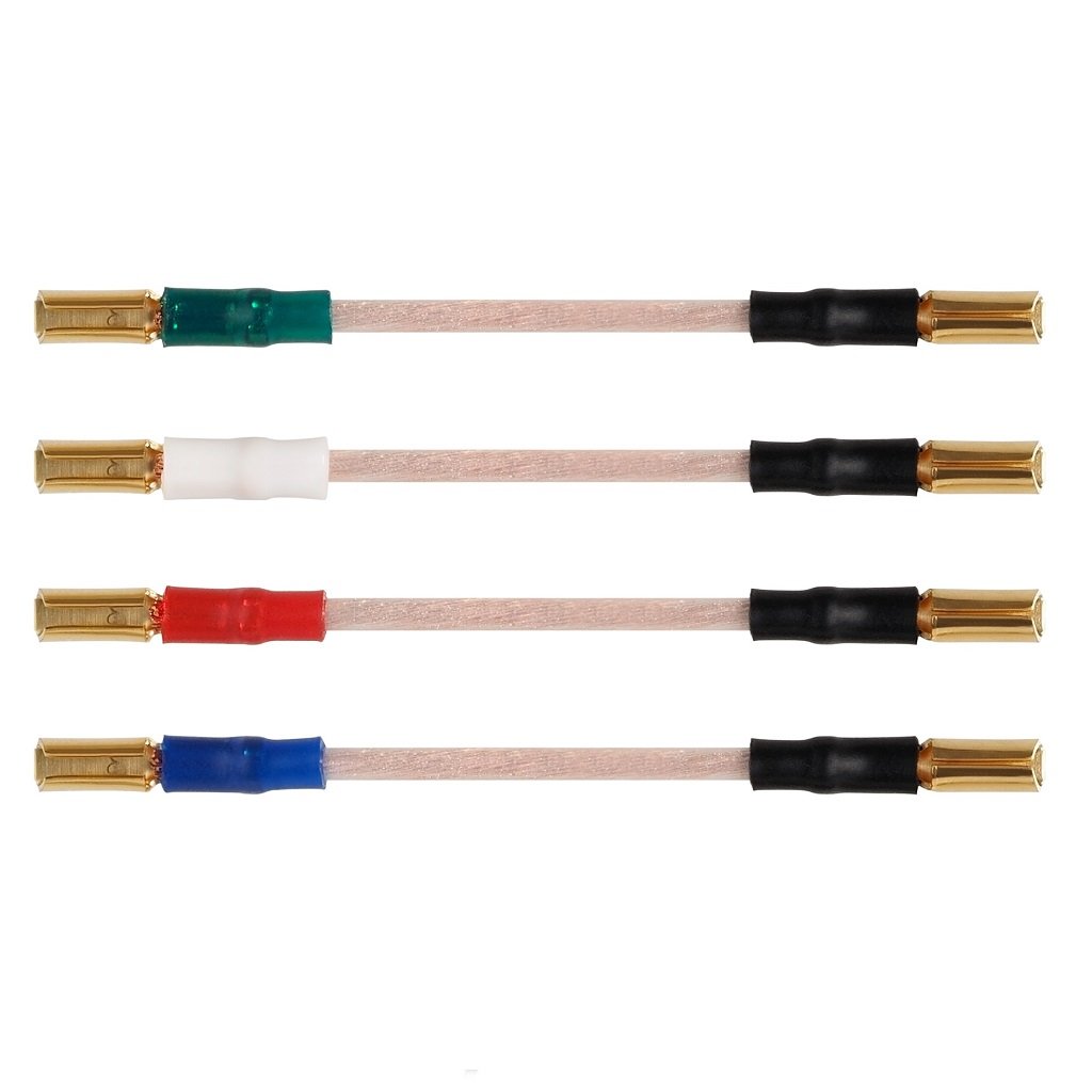 Cables conductores de cápsula de tocadiscos Audio-Technica AT6108 a cabezal