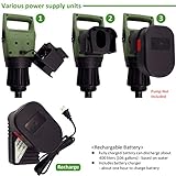 2019 Update - Lighter Rechargeable Ni-Cade Battery and Charger for TERAPUMP TReDRUM Electric Drum Pump (Standard and Telescopic)