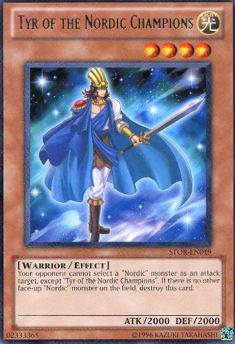 Yu-Gi-Oh! - Tyr of the Nordic Champions (STOR-EN019) - Storm of Ragnarok - Unlimited Edition - Rare