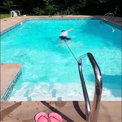 image for Pmsanzay Premium Stationary Swim Bungee Training Belt/Swim Sports Resi