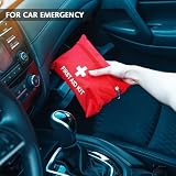 Luxiremi Medi Mini First Aid Kit 14 Kinds 74 Pieces Red Portable Medical Kit view 4