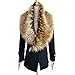 DZT1968® Women Faux Fox Fur Collar Scarf Shawl Collar Wrap Scarves (C)