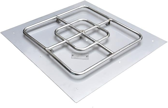 Amazon Com Onlyfire Stainless Steel Square Fire Pit Burner Pan