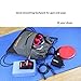 Drawstring Backpack Sports Gym Waterproof String Bag Cinch Sack Sackpack Gymsack (Gray)