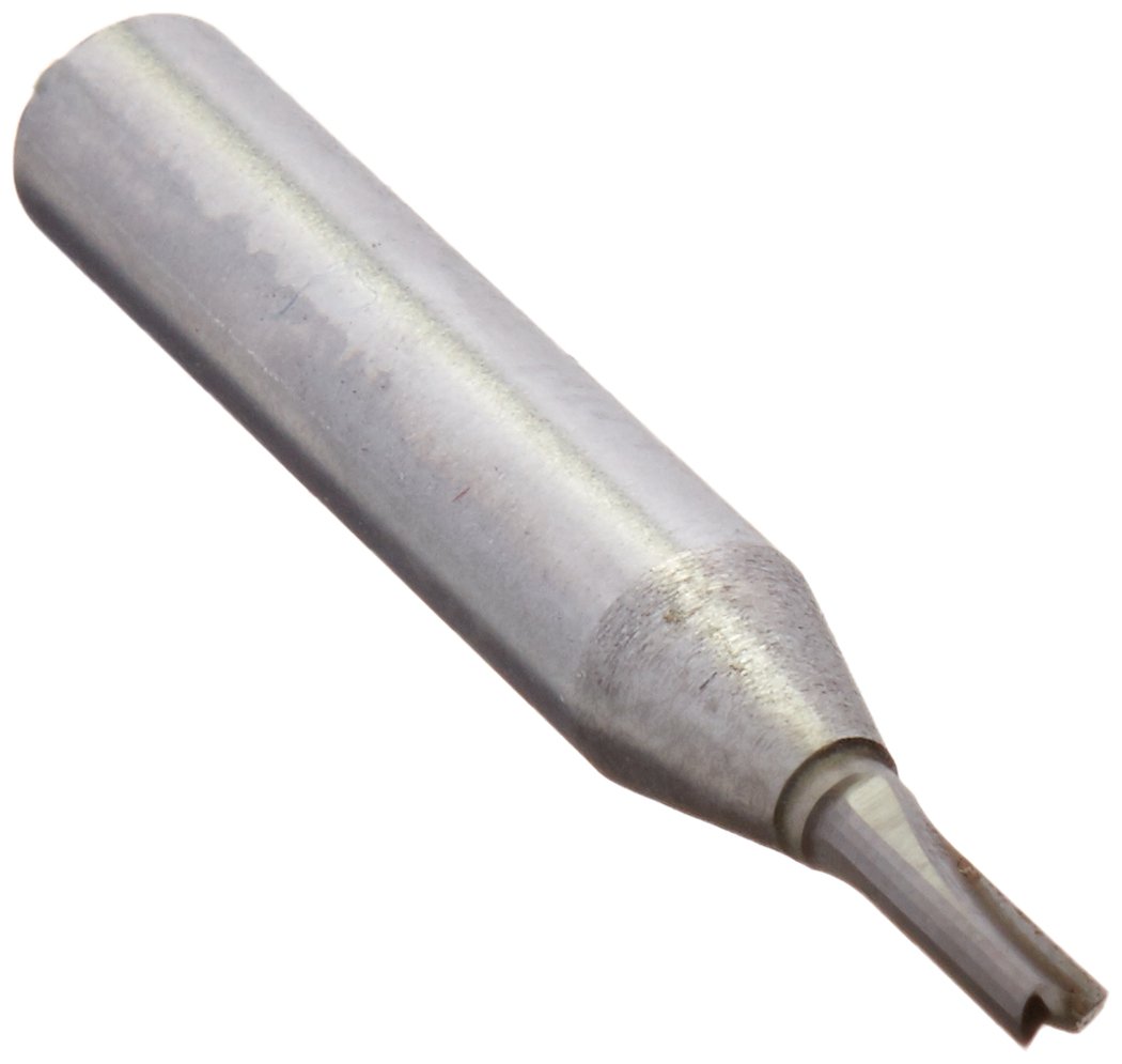 Yonico 14003q - Solid Carbide Insert Straight Router Bit, Cutting Diameter: 3/32", Cutting Length: 3/16" - 1/4" Shank