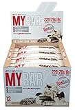 Pro Supps MYBAR Delicious Oven Baked Protein Bar (Ice Cream Cookie Crunch), 20g Protein, Only 6g Sugar, Gluten-Free, No Trans Fat, Healthy on-The-go Snack. 12 Count, Net WT 1.94 Ounces