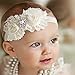 Miugle Baby Girls Headbands with Bows (Navy Blue)