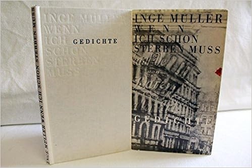 Wenn Ich Schon Sterben Muss Gedichte Amazon De Inge Muller Richard Pietrass Bucher
