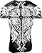 Konflic NWT Men's Giant Cross Graphic Designer MMA Muscle T-shirt L Black