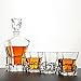 KANARS Iceberg Scotch Glasses set of 4, Premium Classy Lead Free Crystal Old Fashioned Cocktail Cool Rocks Whiskey Glass Short Tumbler for Bourbon Tasting, Irish Whisky, Brandy