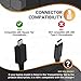 PowerSource UL Listed 7 Ft Extra Long Wall Plug AC-Adapter-Charger for Asus-Chromebook Flip C100 C100P C100PA C201P C201 C201PA C201PA-DS02 C201PA-DS02-PW P/N ADP-24EW B Power-Supply-Cord 12V 2A 24W