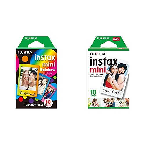 Fujifilm Instax Mini Rainbow Film 10 Poses + 1x10 Films