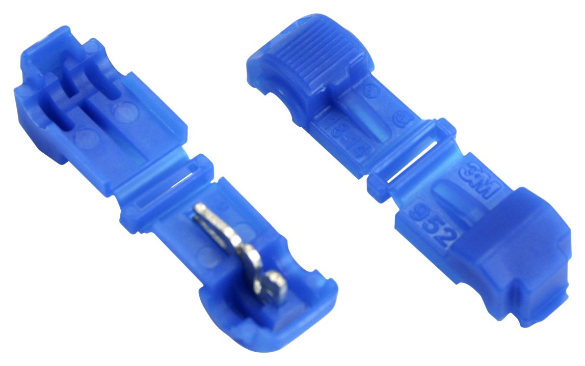 3M Scotchlok Female QuickSlide Disconnect, T-Tap Nylon Insulated Self-Stripping 952K, 18-14 AWG (Pack of 500)