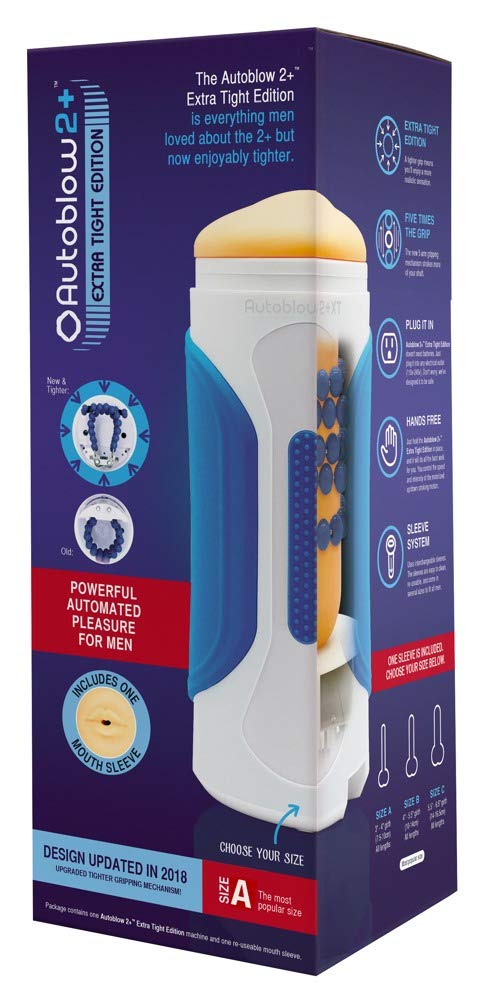 Autoblow 2+Xt A Masturbator White 15 cm