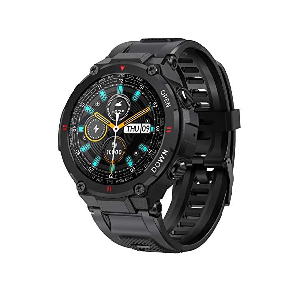 Smart-Watch-BlitzWolf-13-Full-Touch-Smartwatch-Fitness-Tracker-with-bluetooth-Call-Heart-Rate-Monitor-CameraMusic-Control-Weather-Display-IP54-Waterproof-for-Men-Women-for-iPhone-Android-Phone Smart Watch, BlitzWolf 1.3" Full Touch Smartwatch Fitness Tracker with bluetooth Call, Heart Rate Monitor, Camera/Music Control, Weather Display, IP54 Waterproof for Men Women for iPhone Android Phone