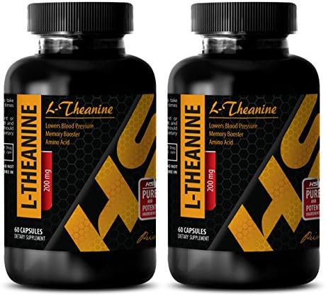 Immune system health - L-Theanine 200MG - Theanine green tea - 2 Bottle (120 Capsules)
