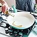 GreenLife Sof Grip Healthy Ceramic Nonstick, 14 Piece Cookware Pots and Pans Set, PFAS-Free, Dishwasher Safe, Turquoise