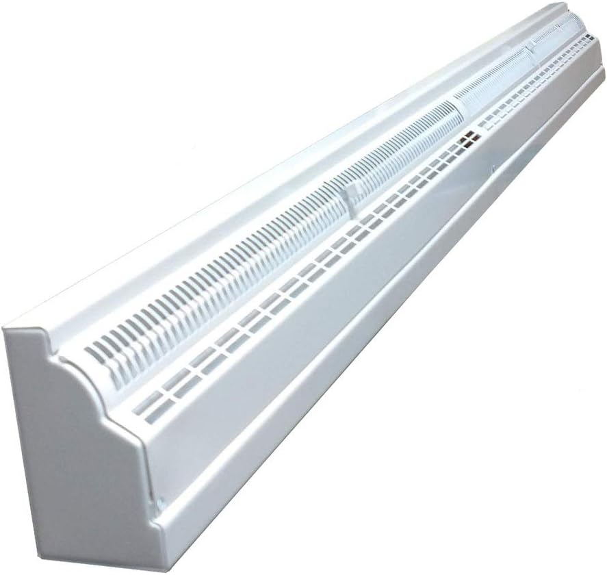 Registers, Grilles & Vents - TruAire 48 Inch Baseboard Register (White)