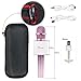 Wireless Microphone, Besteker Portable Wireless Mic Handheld Microphone Bluetooth Speaker Player for Music Playing, Mini Home KTV Karaoke for Apple Iphone Android Smartphone or PC (Rose Gold)
