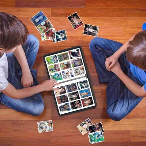 GODREAM Fichario para 900 Cartas, Album para Cartas com Ziper, Binder Cards com 9 Pocket e 50 Folhas Frente e Verso, Pasta para Cartas TGC, MTG, Presente Criativo para Menino e Menina