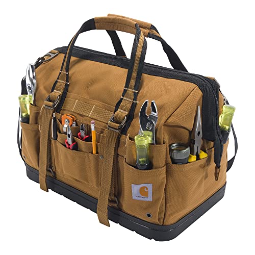 Carhartt Legacy Tool Bag 18Inch W/ Molded Base, Carhartt Brown on