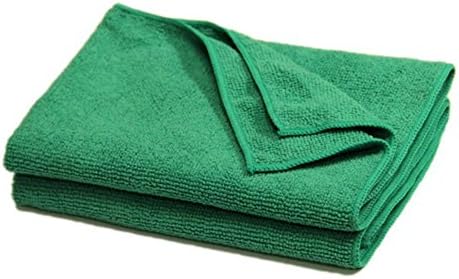 American Terry Mills Microfiber Wash Cloths, Cleaning Cloths &amp; Drying Towel 12" X 12", Pack Of 12