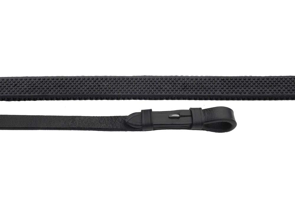 Rhinegold Pimple Grip Reins- Havana