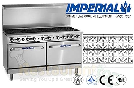 Amazon Com Imperial Commercial Restaurant Range 60 With 10