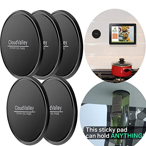 CloudValley Sticky Gel Pads - Gripping Pad [5 Pack], Multifunctional Sticky Cell Pad, Non-Slip mats Holds Cell Phones, Coins, Golf Cart, Boating, Speakers (Best Way To Set Goals And Achieve Them)