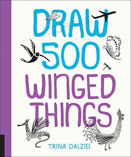Draw 500 Winged Things Paperback – September 15, 2015