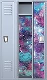 Nebulized Night Full Length Magnetic Vinyl School Locker Wallpaper