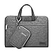 11 12 13 14 15.6 Inch Laptop Bags Polyester Protective Pu Leather Handle Briefcase Carrying Handbag Case