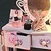 Flever Dollhouse Miniature DIY House Kit Creative Room With Furniture and Cover for Romantic Valentine's Gift(Dream Princess Room)